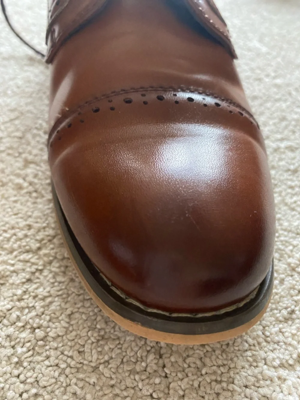 Boys Cap-Toe Oxford Dress Shoes